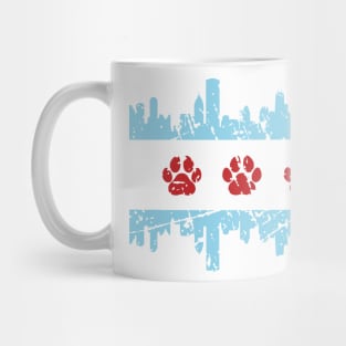 ChiPAWgo Flag - Distressed Mug